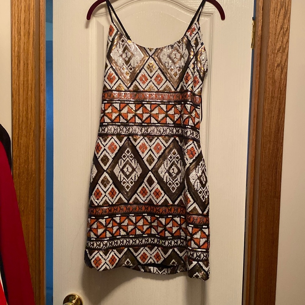 Aztec sequin dress - NYE fit